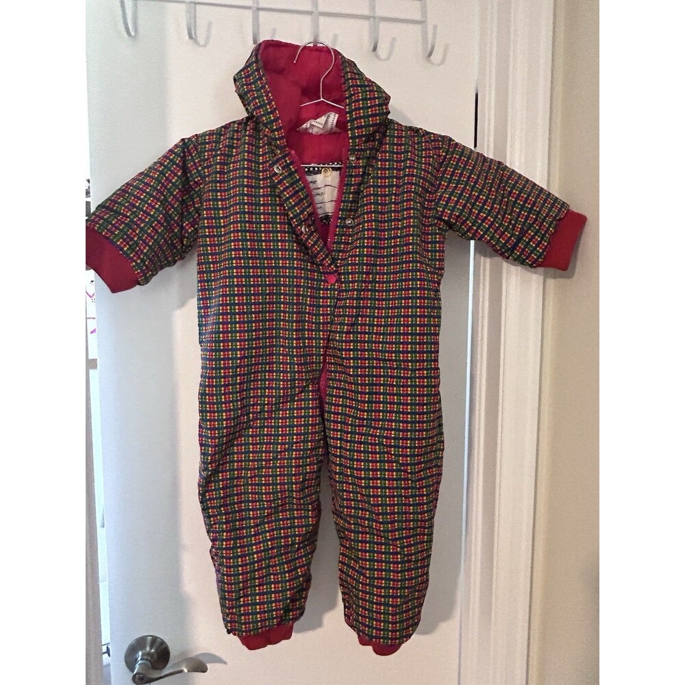 Hanna Andersson Colorful Toddler Snowsuit Insulated Hooded See Pics For Size